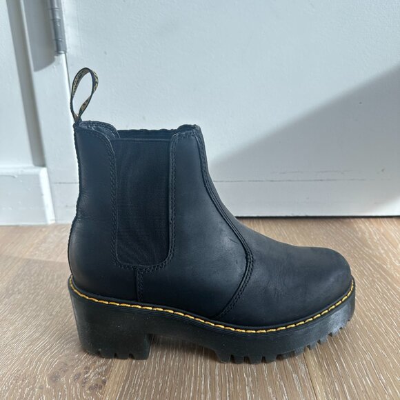 Dr. Martens Rometty Wyoming Leather Platform Chelsea Boots - Picture 12 of 14